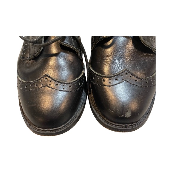 Janie and Jack Holiday Portrait Wing-Tip Shoes 12 - Picture 4 of 7